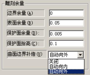 雕刻余量