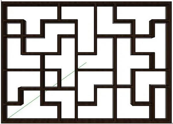 精雕如何快速画镂空花格方法