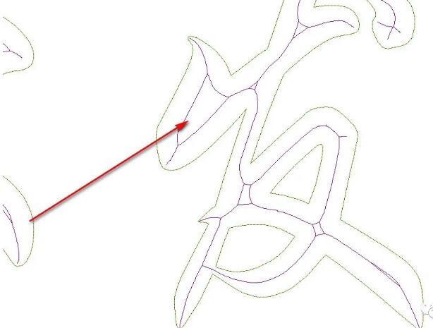 精雕刻字孤岛怎么处理？