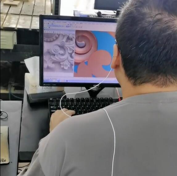 9月3号石雕学员学习浮雕记录